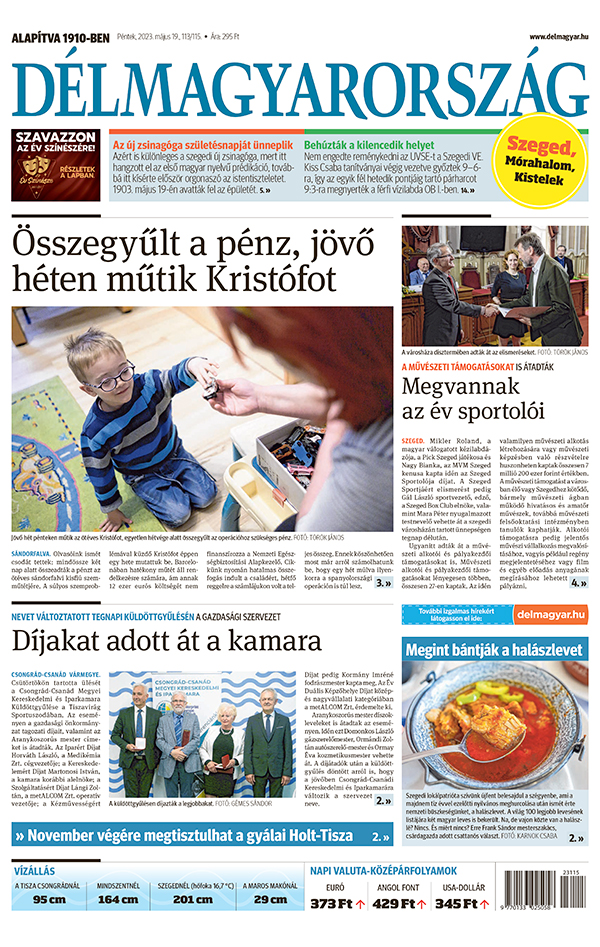 Lapszám: 2023.05.19. + melléklet