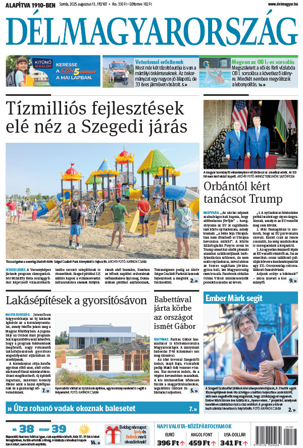 Lapszám: 2025.08.13.