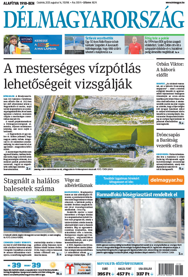 Lapszám: 2025.08.14.