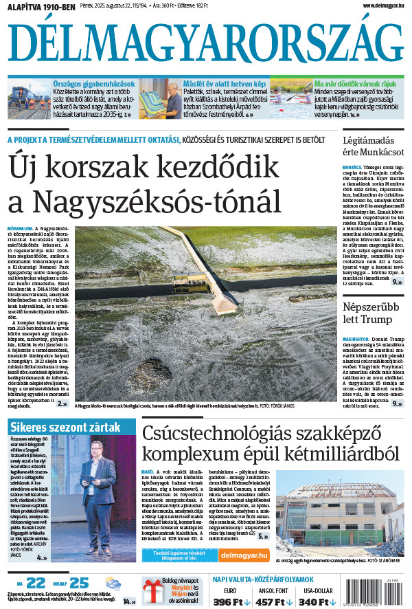 Lapszám: 2025.08.22. + MELLÉKLET