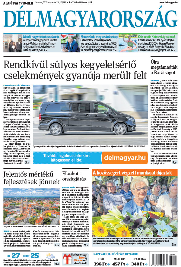 Lapszám: 2025.08.23.
