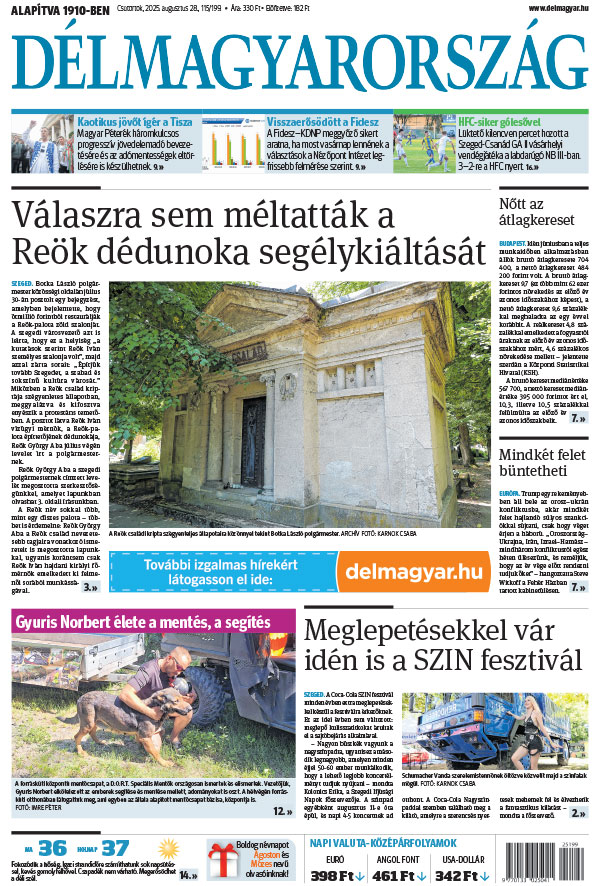 Lapszám: 2025.08.28.