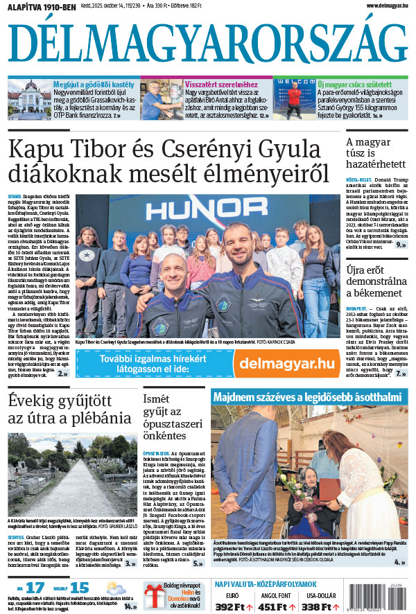 Lapszám: 2025.10.14.