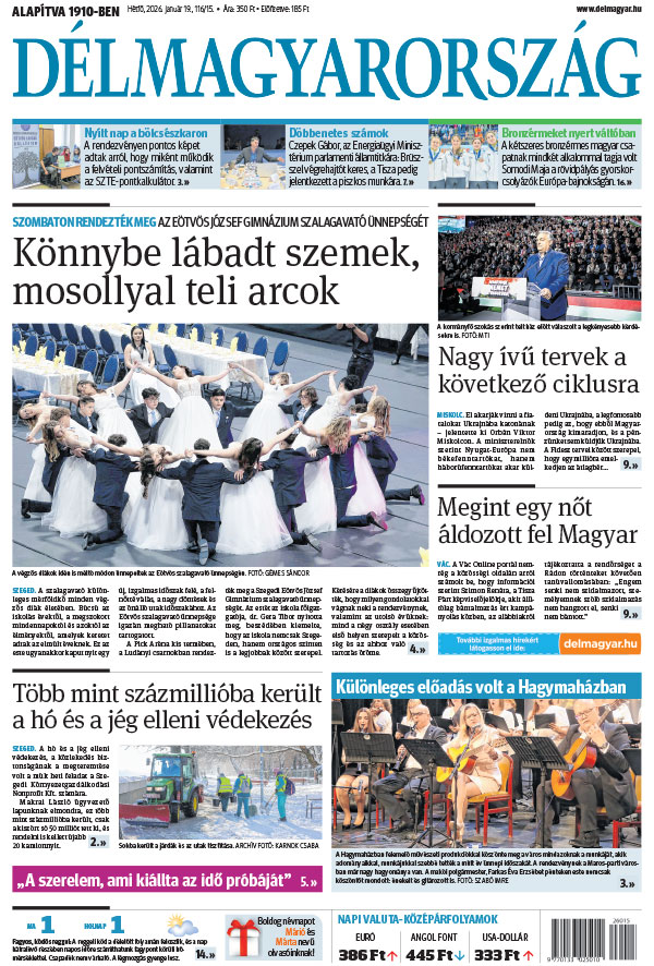 Lapszám: 2026. 01. 19.