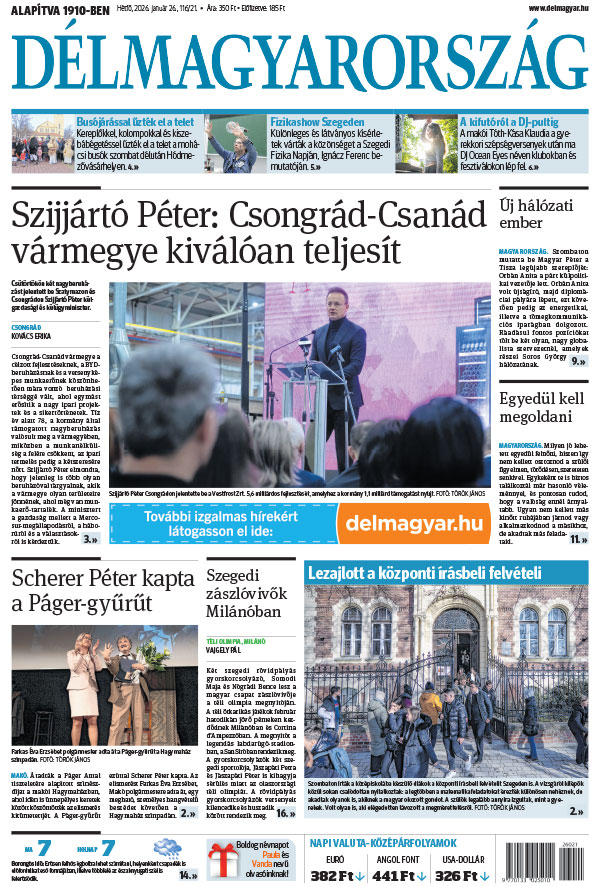 Lapszám: 2026. 01. 26.