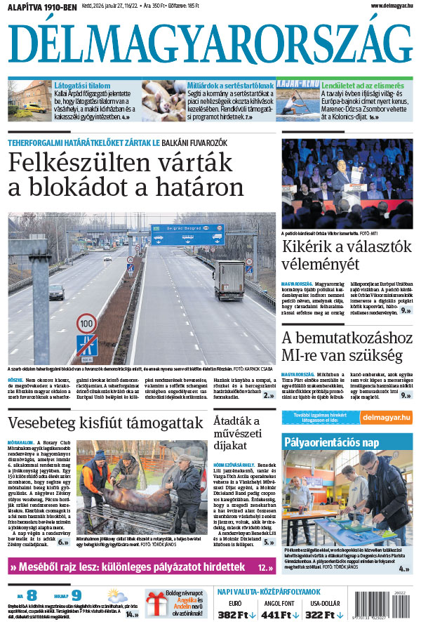 Lapszám: 2026. 01. 27.