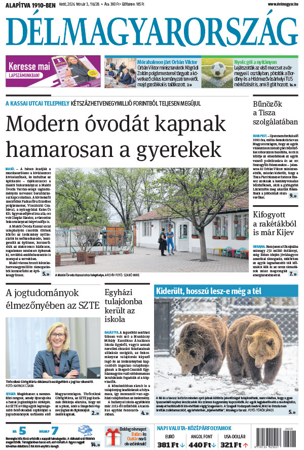 Lapszám: 2026. 02. 03.