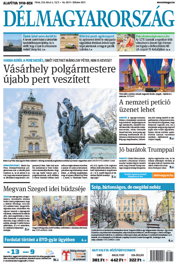 Lapszám: 2026. 02. 06. + MELLÉKLET