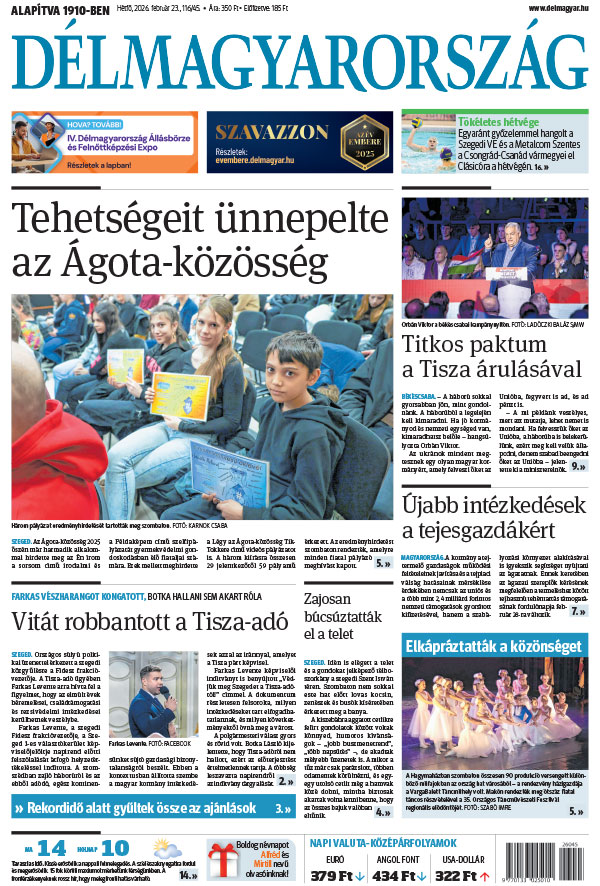 Lapszám: 2026. 02. 23.