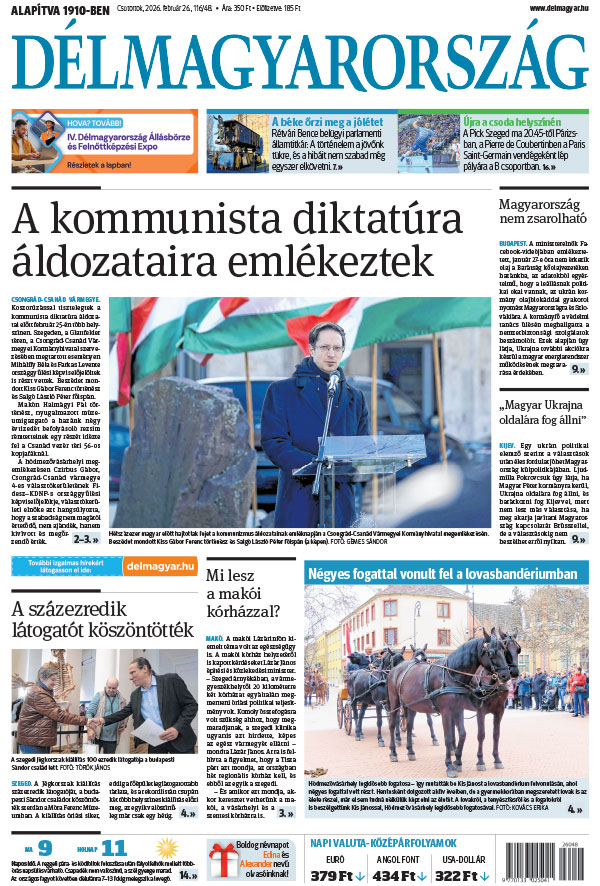 Lapszám: 2026. 02. 26.