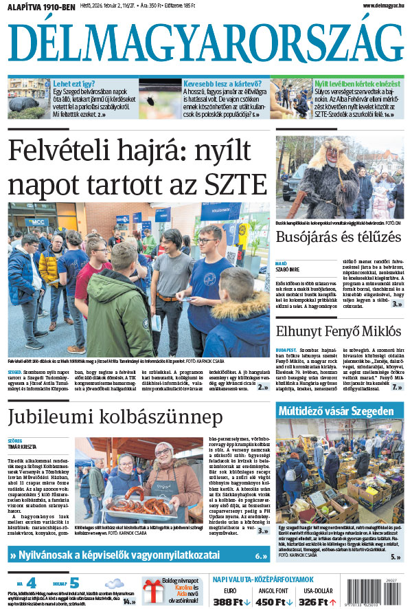 Lapszám: 2026. 02. 02.