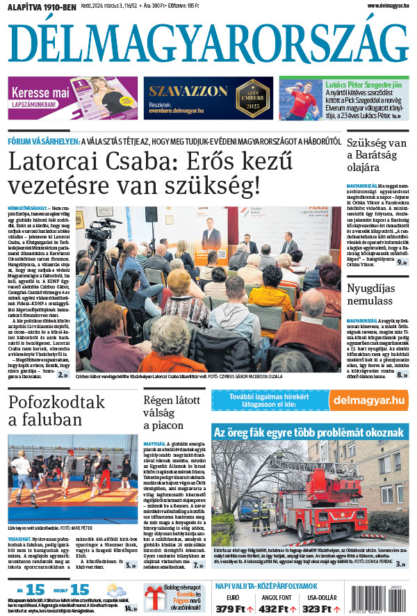 Lapszám: 2026. 03. 03.