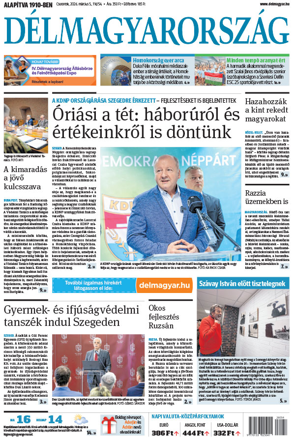 Lapszám: 2026. 03. 05.