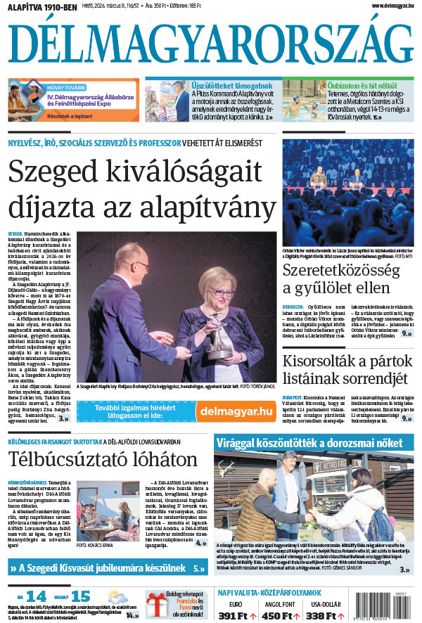 Lapszám: 2026. 03. 09.