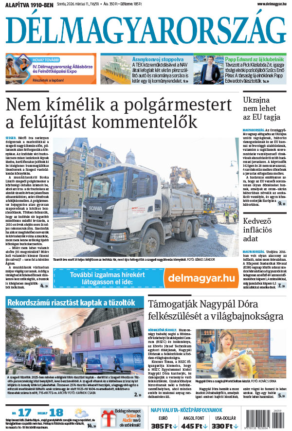 Lapszám: 2026. 03. 11.