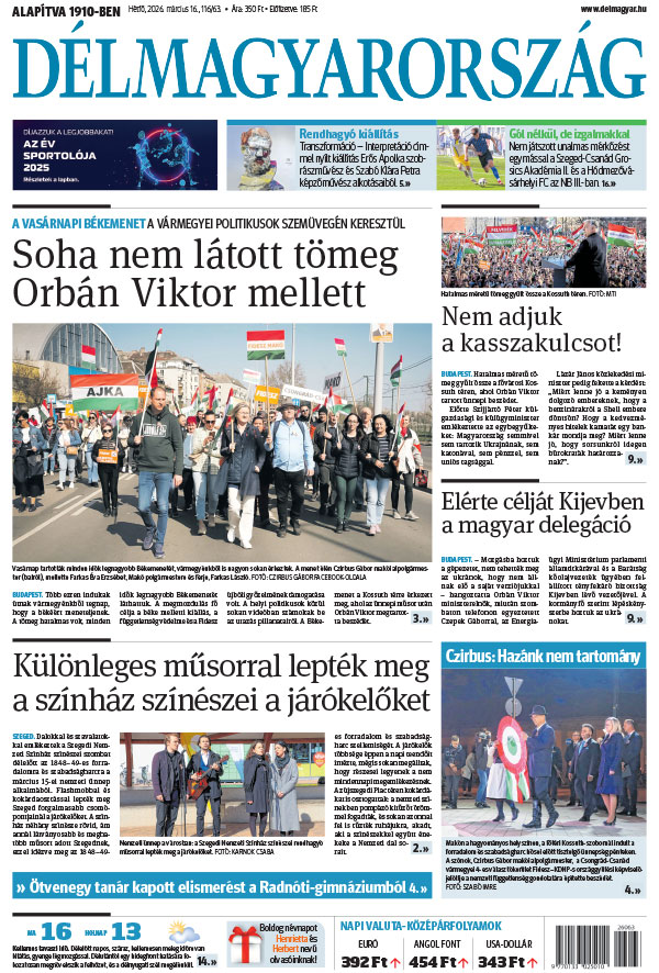 Lapszám: 2026. 03. 16.