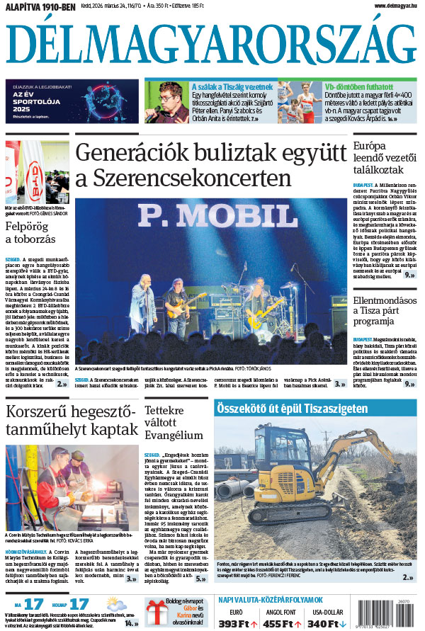 Lapszám: 2026. 03. 24.