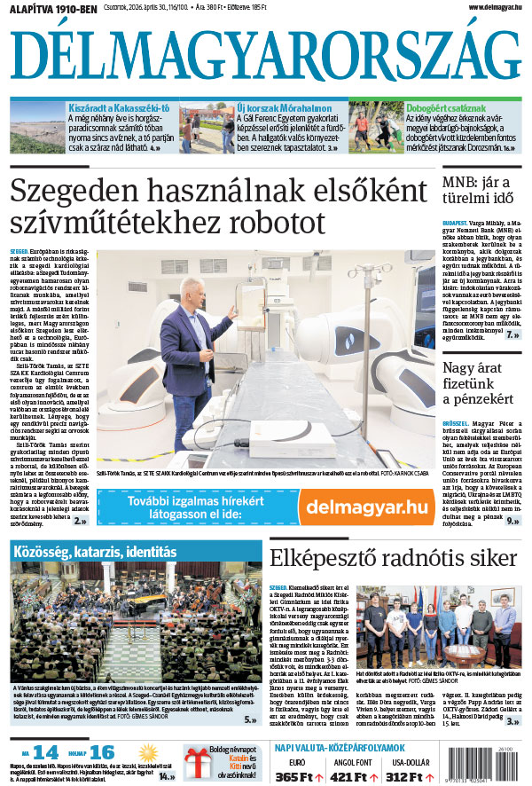 Lapszám: 2026. 04. 30.