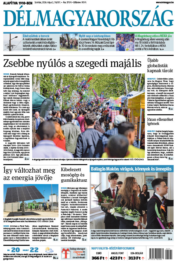 Lapszám: 2026. 05. 02.