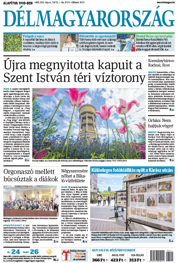 Lapszám: 2026. 05. 04.