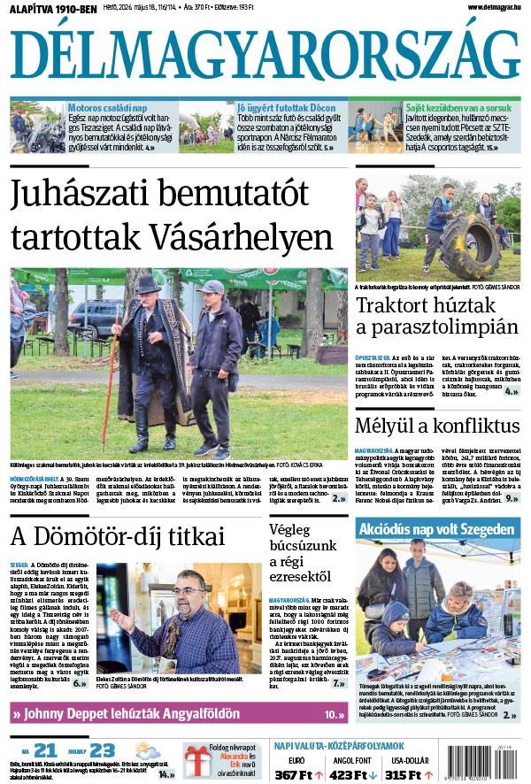 Lapszám: 2026. 05. 18.