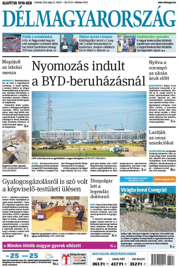 Lapszám: 2026. 05. 21.
