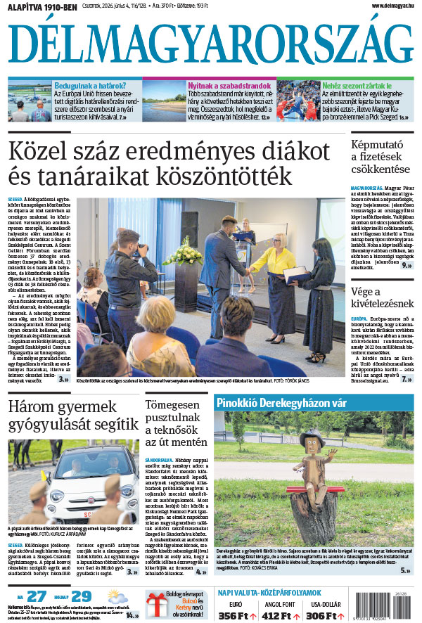 Lapszám: 2026. 06. 04.
