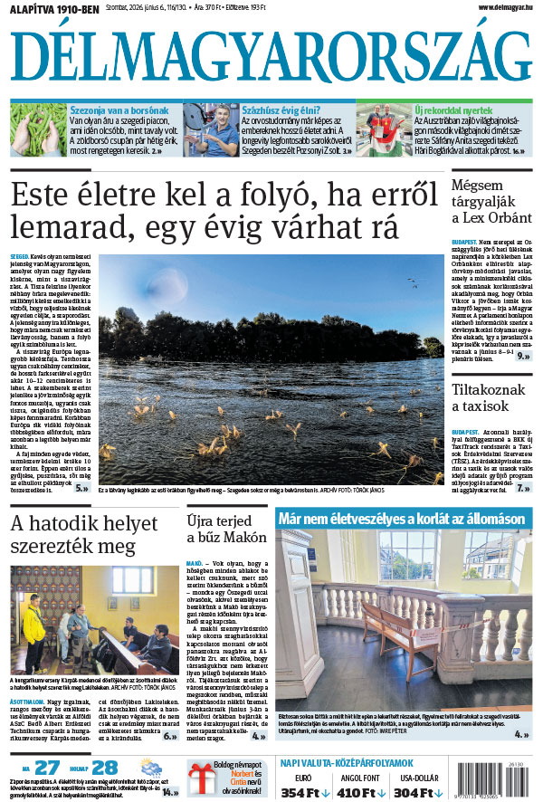 Lapszám: 2026. 06. 06.