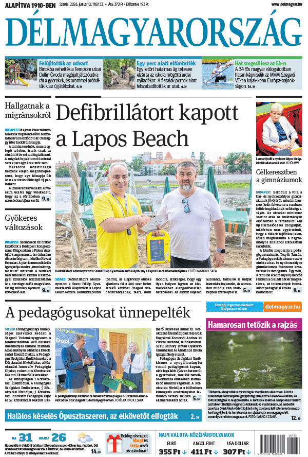 Lapszám: 2026. 06. 10.
