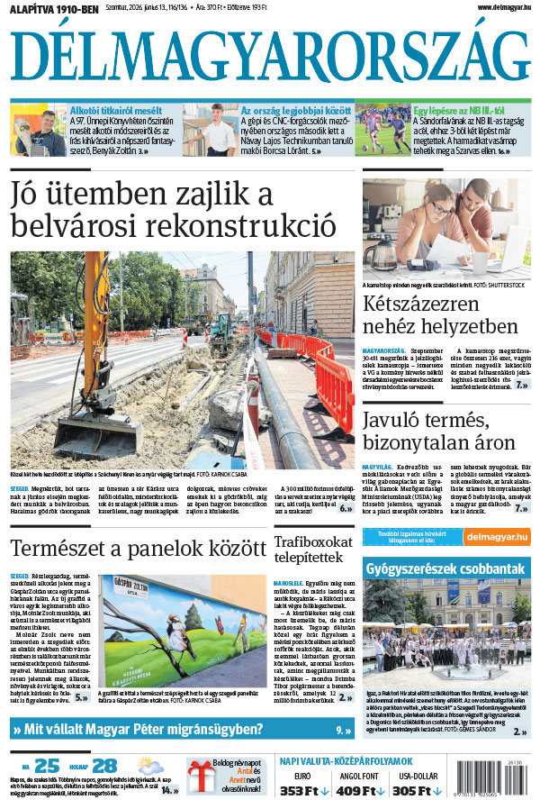 Lapszám: 2026. 06. 13.