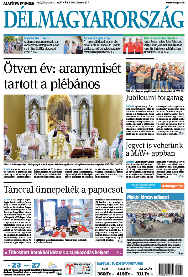 Lapszám: 2026. 06. 15.