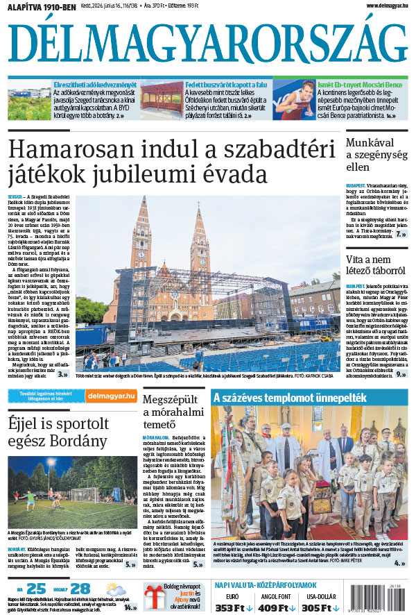 Lapszám: 2026. 06. 16.