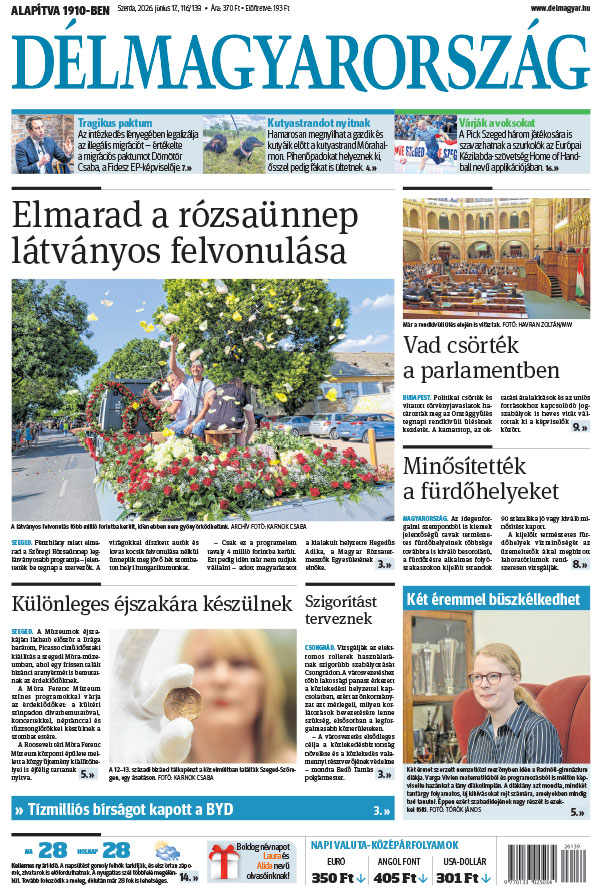 Lapszám: 2026. 06. 17.