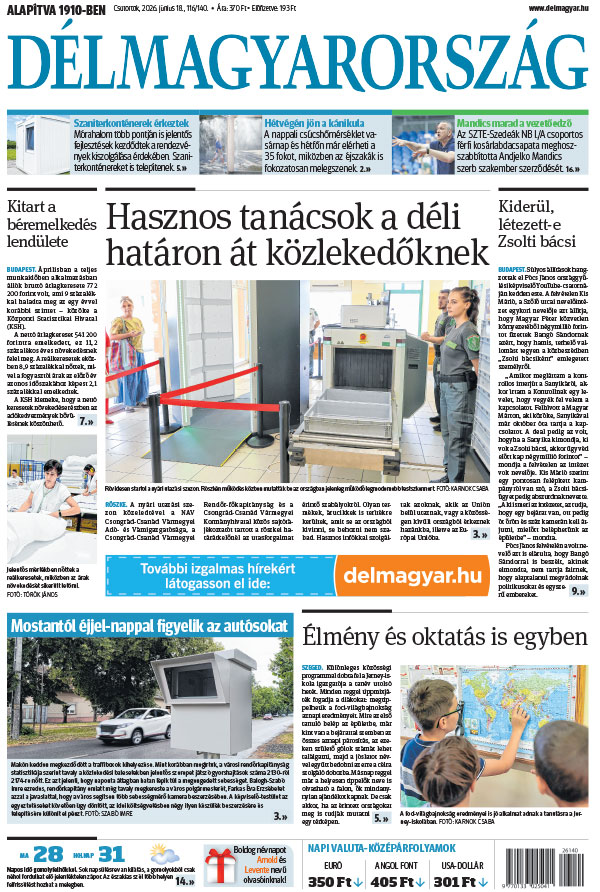 Lapszám: 2026. 06. 18.