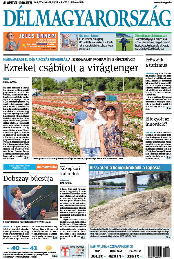 Lapszám: 2026. 06. 29.