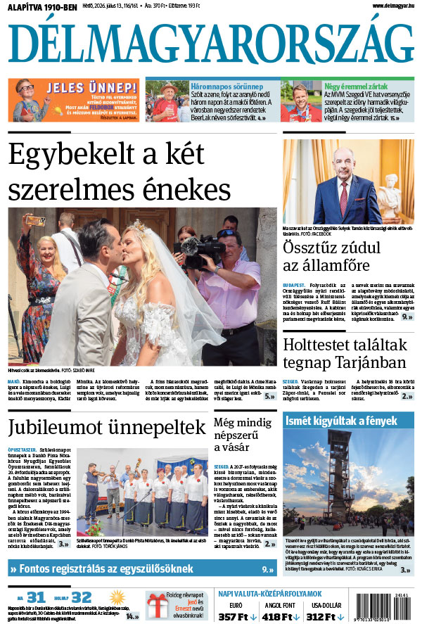 Lapszám: 2026. 07. 13.
