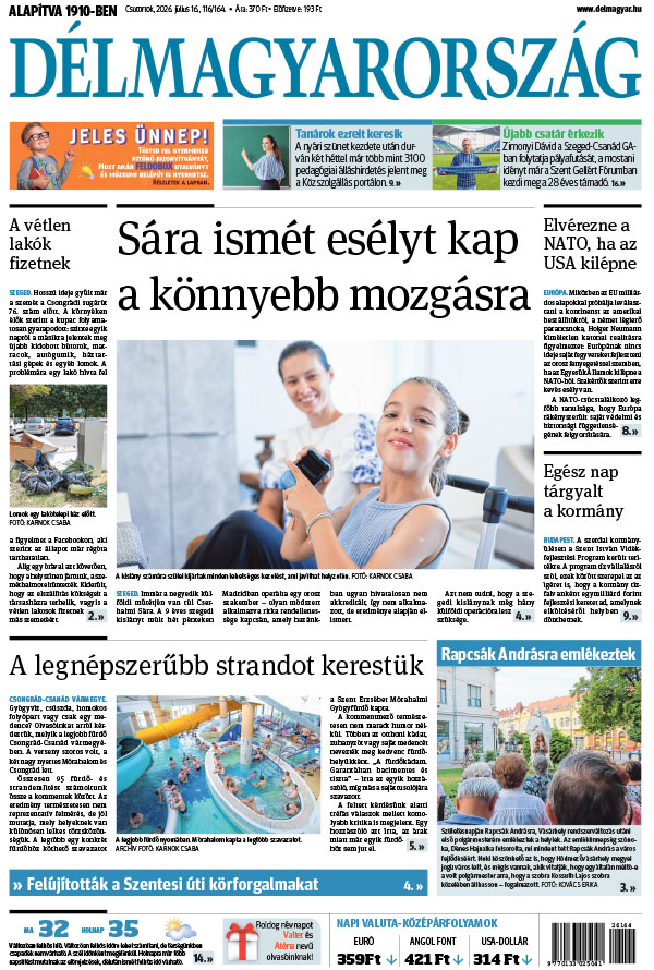 Lapszám: 2026. 07. 16.