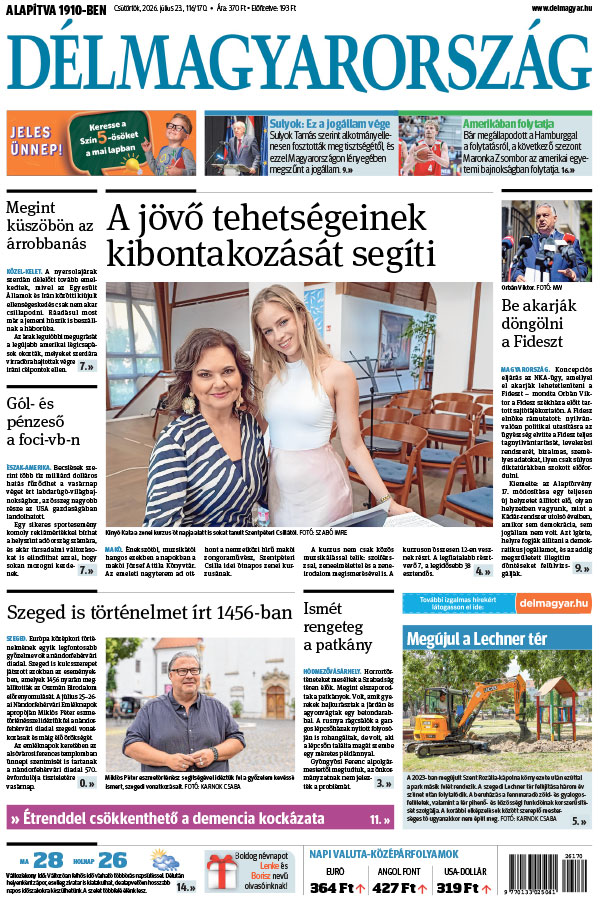 Lapszám: 2026. 07. 23.