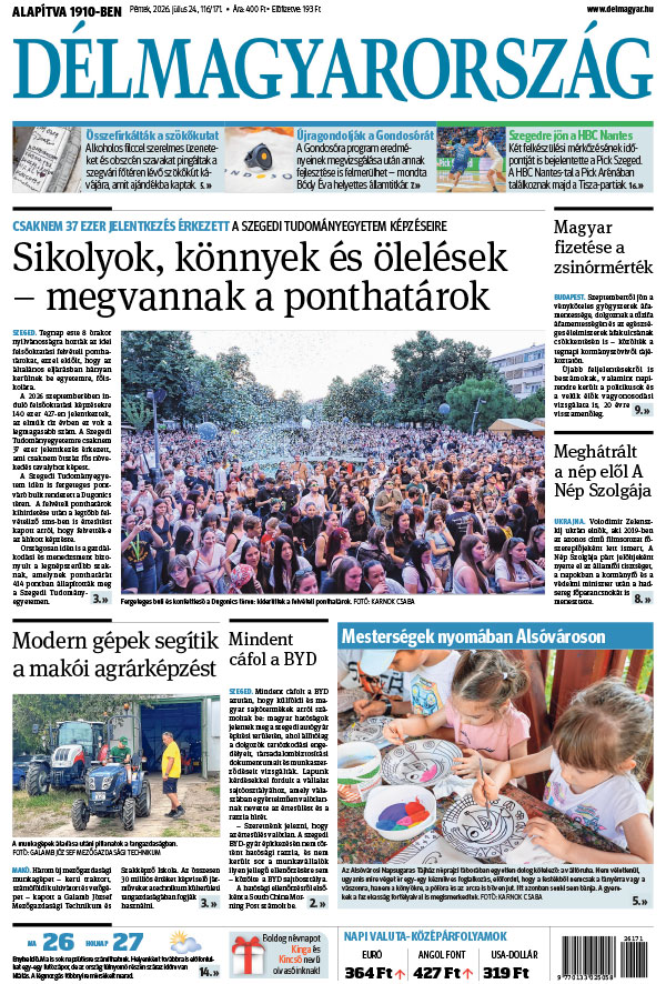 Lapszám: 2026. 07. 24.