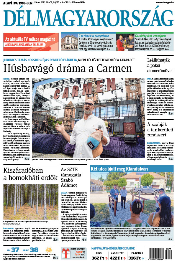 Lapszám: 2026. 07. 31.